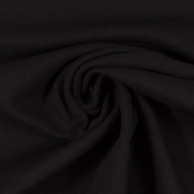 Feinstrickbündchen schwarz