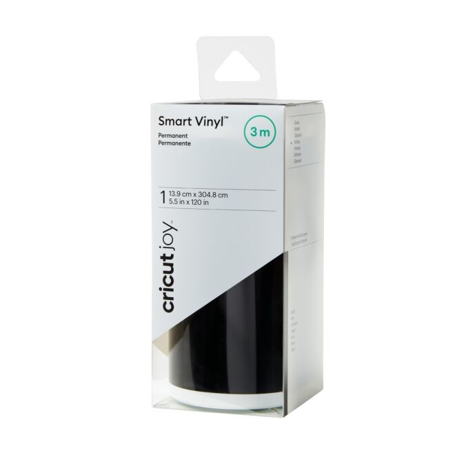 Cricut Joy Smart Vinyl Permanent 14x300cm (Schwarz)