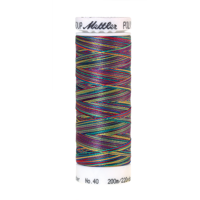 Amann Mettler Poly Sheen Multi, 200m Spule in Confetti Die Multifarben harmonieren perfekt mit dem unifarbenen Poly Sheen