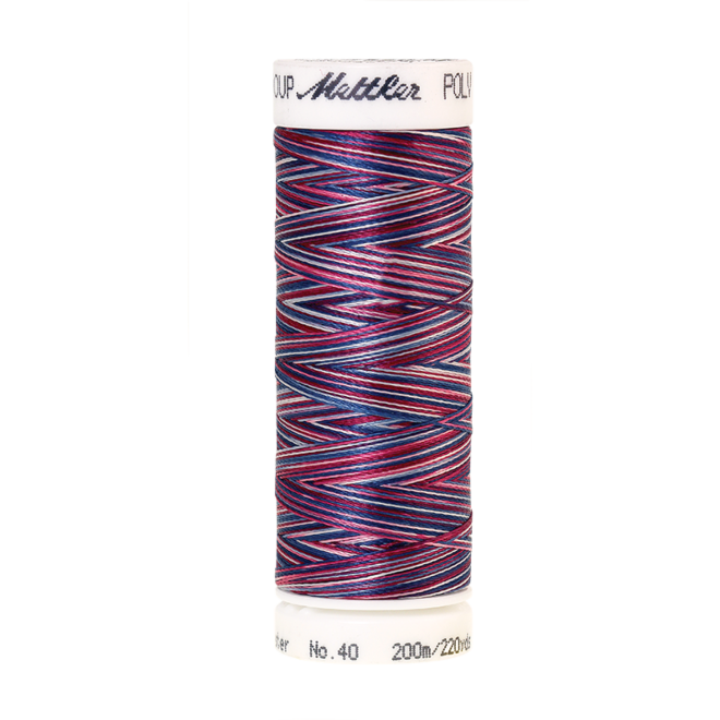 Amann Mettler Poly Sheen Multi, 200m Spule in American Flag Die Multifarben harmonieren perfekt mit dem unifarbenen Poly Sheen