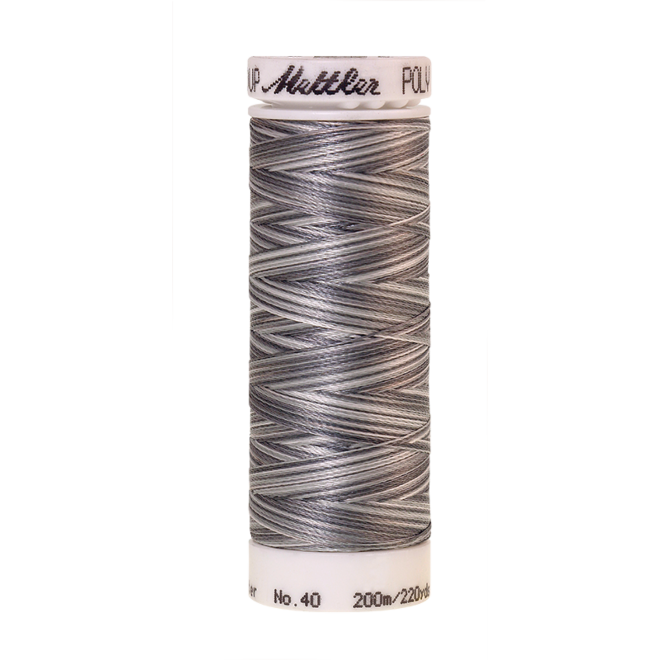 Amann Mettler Poly Sheen Multi, 200m Spule in Overcast Greys Die Multifarben harmonieren perfekt mit dem unifarbenen Poly Sheen