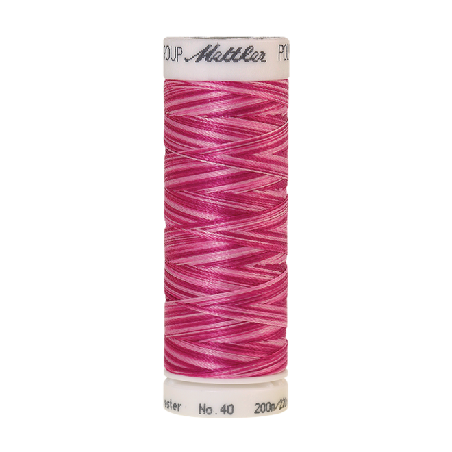 Amann Mettler Poly Sheen Multi, 200m Spule in Lipstick Pinks Die Multifarben harmonieren perfekt mit dem unifarbenen Poly Sheen