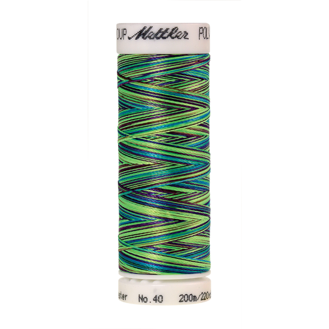 Amann Mettler Poly Sheen Multi, 200m Spule in Lava Lamp Die Multifarben harmonieren perfekt mit dem unifarbenen Poly Sheen