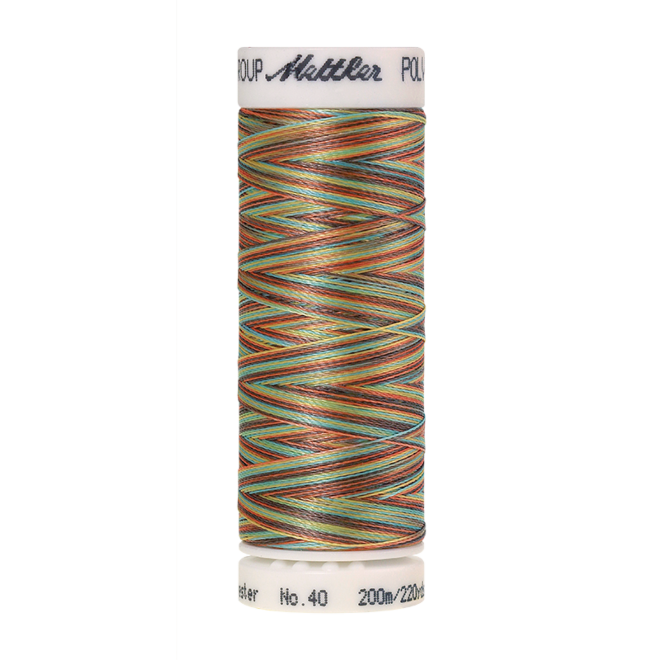 Amann Mettler Poly Sheen Multi, 200m Spule in Coastal Mix Die Multifarben harmonieren perfekt mit dem unifarbenen Poly Sheen