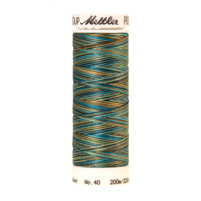 Amann Mettler Poly Sheen Multi, 200m Spule in Caribbean Reefs Die Multifarben harmonieren perfekt mit dem unifarbenen Poly Sheen