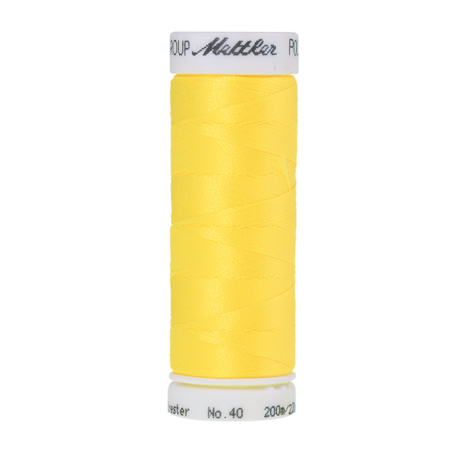 Amann Mettler Poly Sheen Sun glänzt durch den trilobalen Fadenquerschnitt besonders schön. Zum Sticken, Quilten, Nähen. 200m Spule