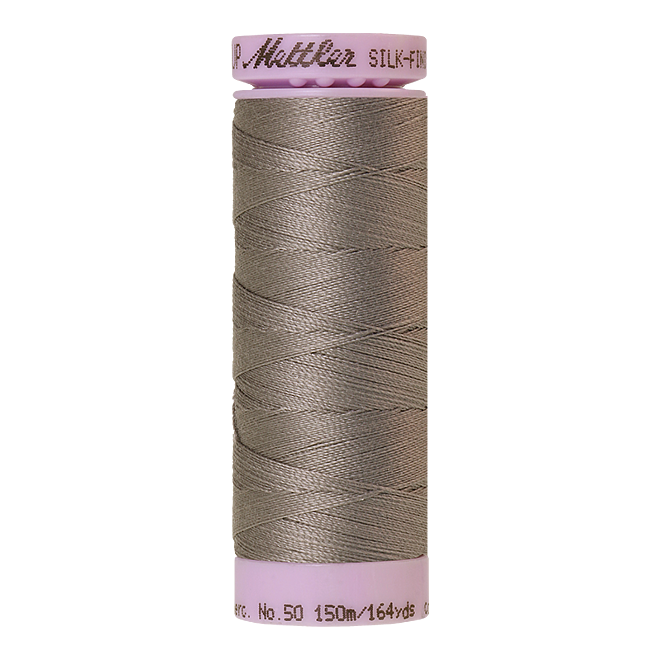 Silk-Finish Cotton 50, 150m - Rain Cloud: Reines Baumwollgarn aus 100% langstapliger, ägyptischer Baumwollte von Amann Mettler