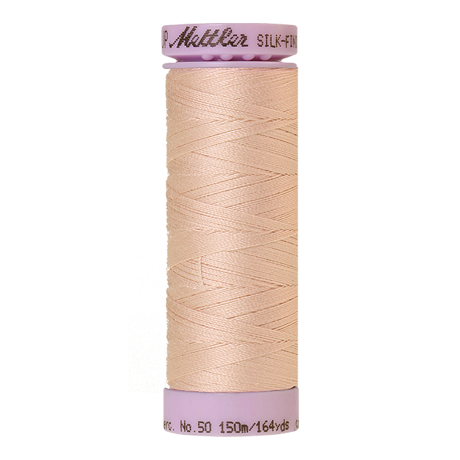Silk-Finish Cotton 50, 150m - Flesh: Reines Baumwollgarn aus 100% langstapliger, ägyptischer Baumwollte von Amann Mettler