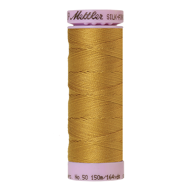 Silk-Finish Cotton 50, 150m - Palomino: Reines Baumwollgarn aus 100% langstapliger, ägyptischer Baumwollte von Amann Mettler