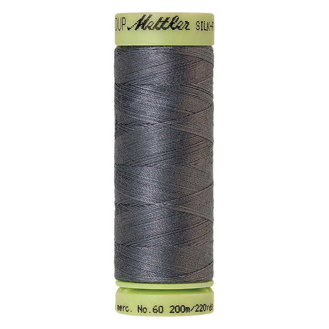 Silk-Finish Cotton 60, 200m - Flint Stone: Reines Baumwollgarn aus 100% langstapliger, ägyptischer Baumwollte von Amann Mettler