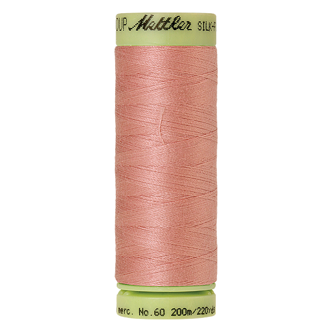 Silk-Finish Cotton 60, 200m - Antique Pink: Reines Baumwollgarn aus 100% langstapliger, ägyptischer Baumwollte von Amann Mettler