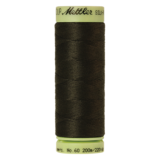 Silk-Finish Cotton 60, 200m - Avocado: Reines Baumwollgarn aus 100% langstapliger, ägyptischer Baumwollte von Amann Mettler