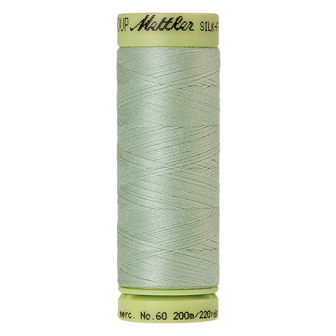 Silk-Finish Cotton 60, 200m - Snowmoon: Reines Baumwollgarn aus 100% langstapliger, ägyptischer Baumwollte von Amann Mettler