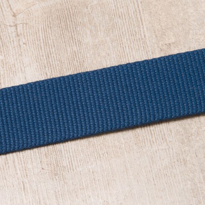 30mm Gurtband "Clyde" Uni dunkelblau