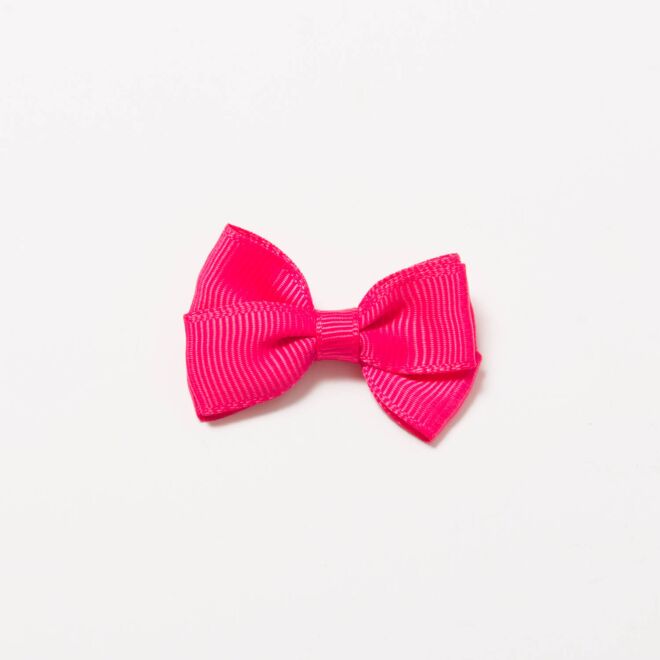 Grosgrain-Schleife Uni 4,5cm fuchsia