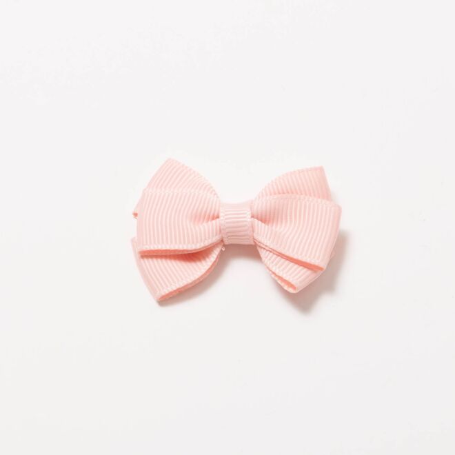 Grosgrain-Schleife Uni 4,5cm altrosa