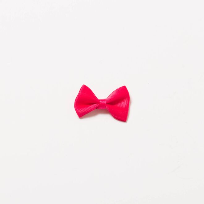 Satinschleife 2,5cm fuchsia