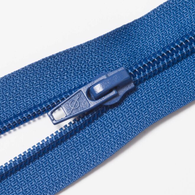 Teilbarer Nylon Reißverschluss, 6mm, royalblau