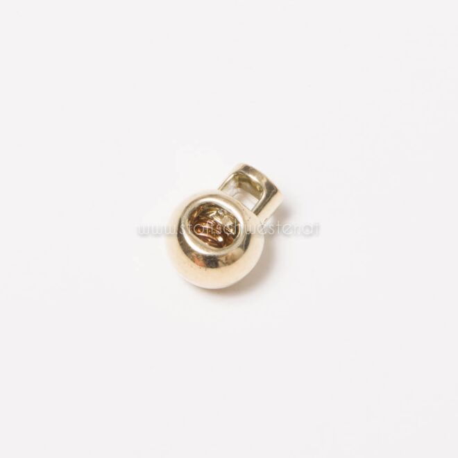 5mm Kordelstopper "Kugel" gold