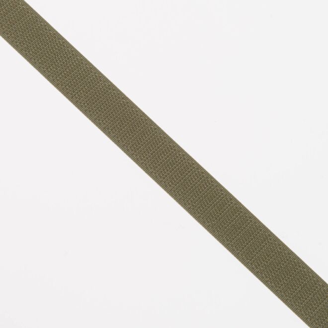 20mm Endlos-Klettverschluss "Hakenband" jagdgrün