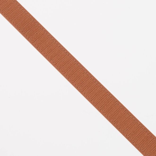 20mm Endlos-Klettverschluss "Hakenband" mittelbraun