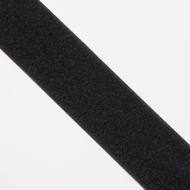 50mm Endlos-Klettverschluss "Flauschband" schwarz