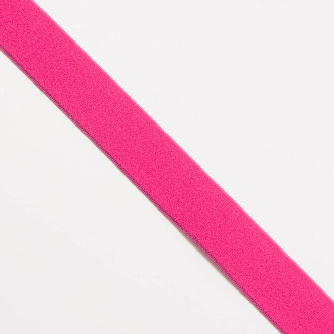 2,5cm Gummiband pink