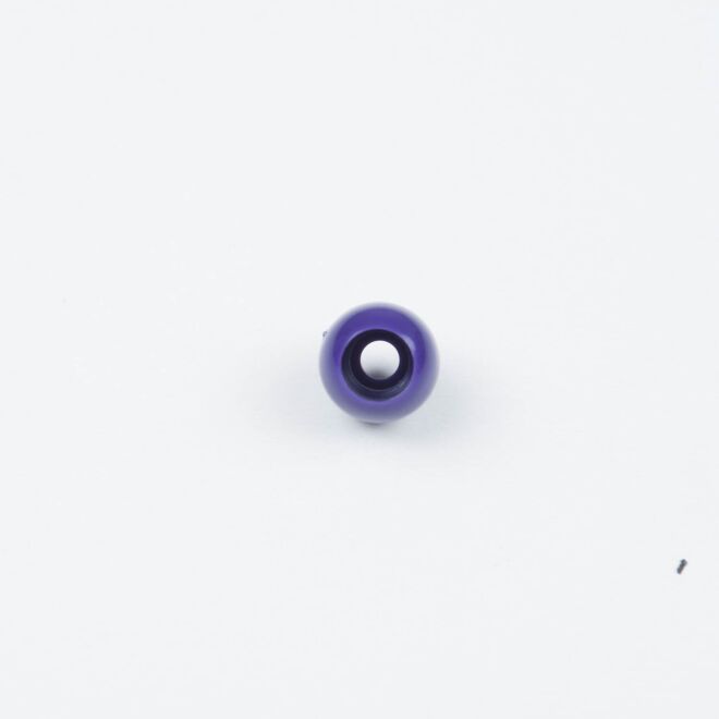 3mm Kordelende rund lila