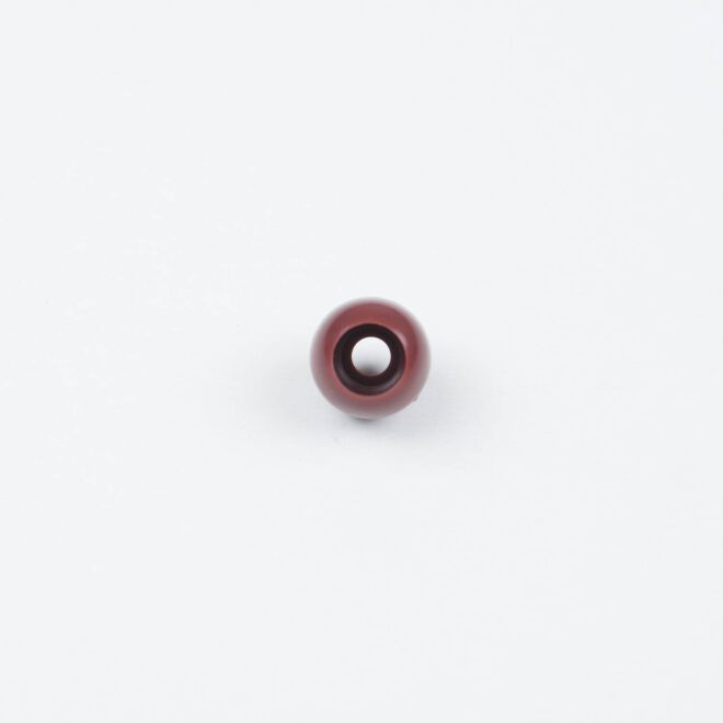 3mm Kordelende rund hellbraun