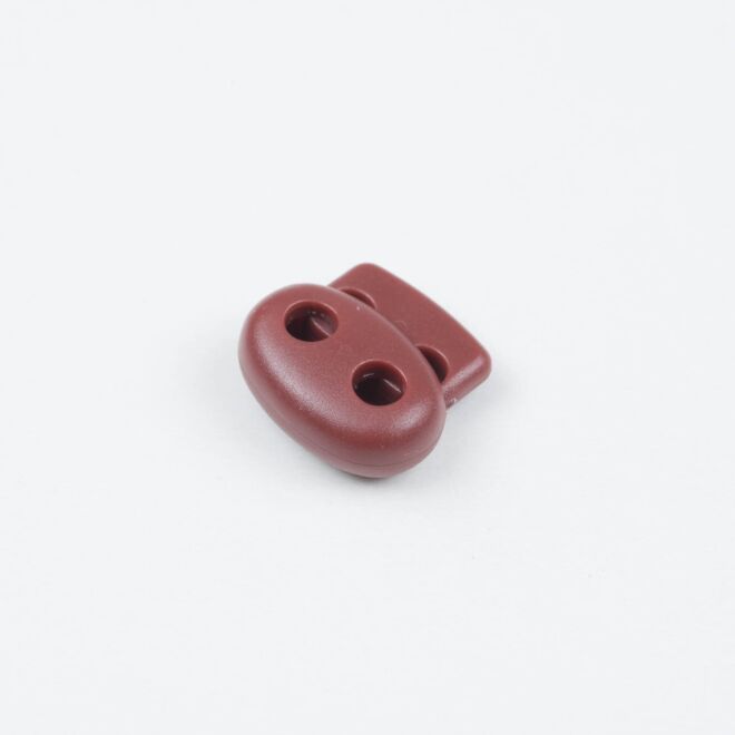 5mm Kordelstopper Duo hellbraun