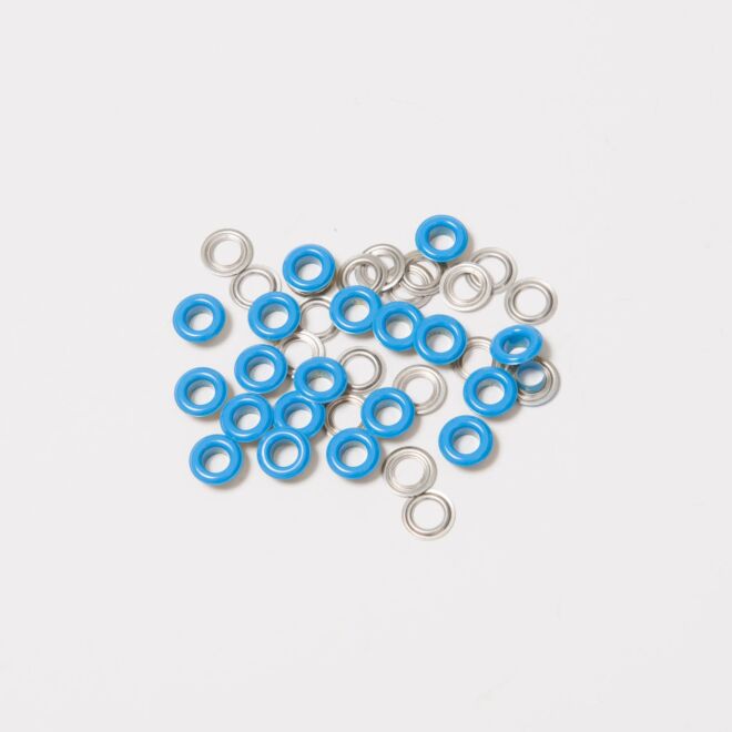 BabySnap Ösen mit Scheiben 5mm blau