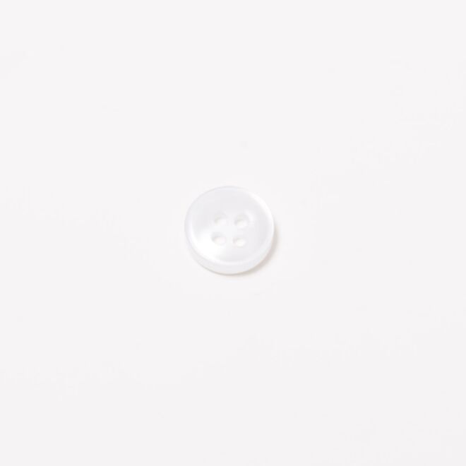 12mm Kunststoffknopf 4-Loch perlmutt