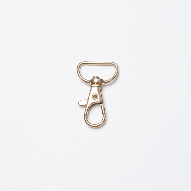 18mm Karabinerhaken gold