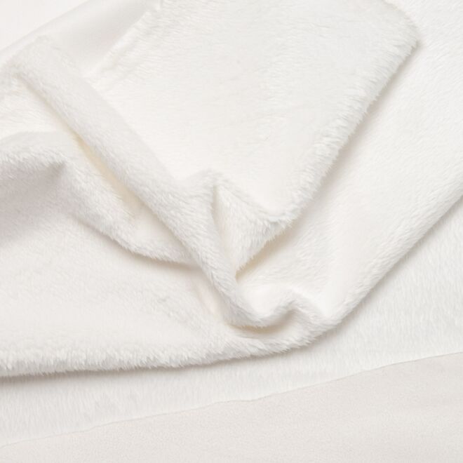 Teddyfleece "Shorty" weiß