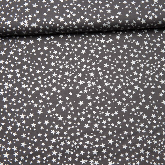 Webware Sternchen silber/grau