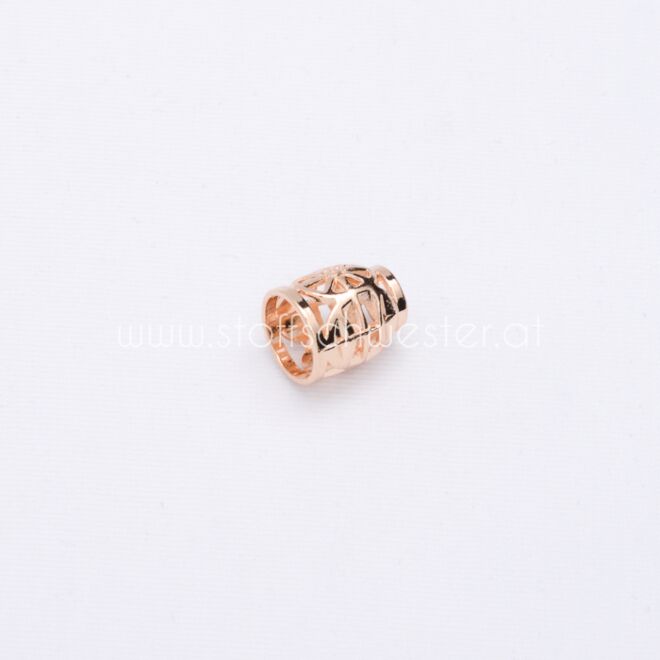 5mm Kordelende "Sevilla" weißgold