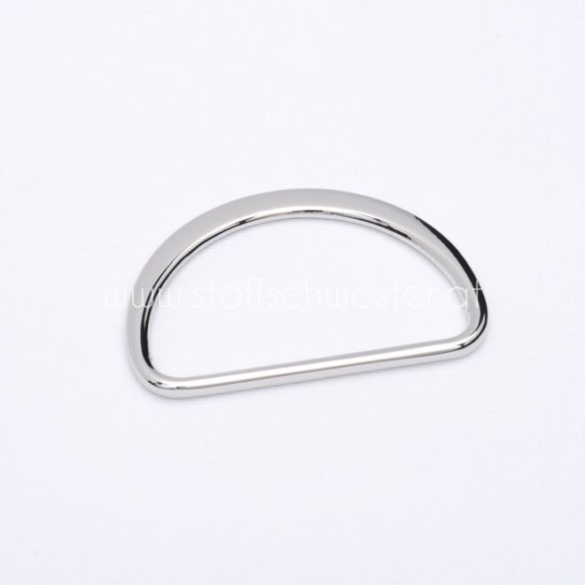 50mm D-Ring "Premium" silber