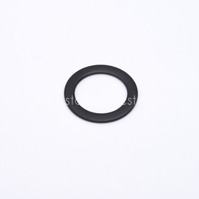 24mm Gurtring "Premium" mattschwarz