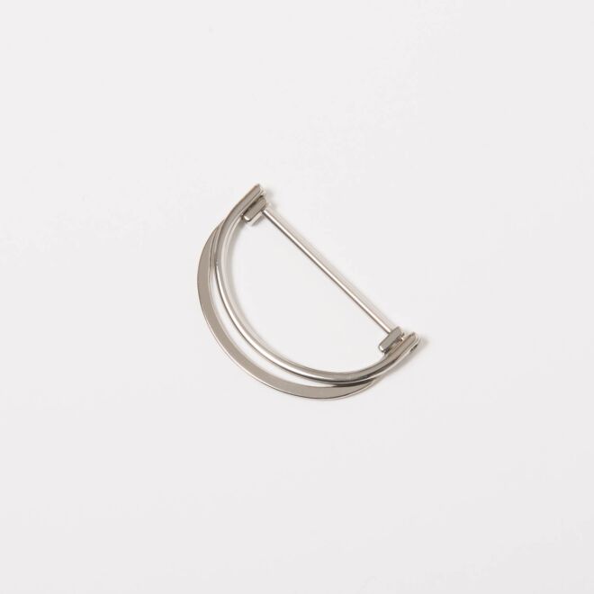 39mm Gürtel D-Ring silber