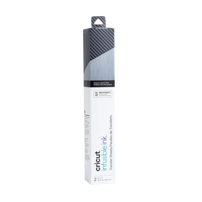 Cricut Infusible Ink Transferbogen - Carbon Fiber - 2 Bogen 30,5 x 30,5 cm