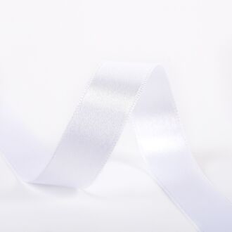 38mm Satinband weiß