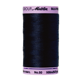 Silk-Finish Cotton 50, 500m - Dark Blue FNr. 0827