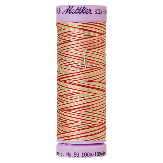 Silk-Finish Multi 50, 100m - Antique Floral FNr. 9849