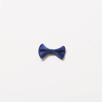 Satinschleife 2,5cm navy