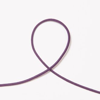 3mm Elastikkordel aubergine
