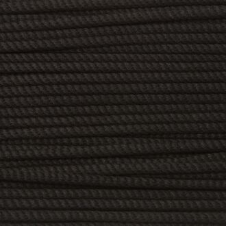 4mm Baumwollkordel schwarz