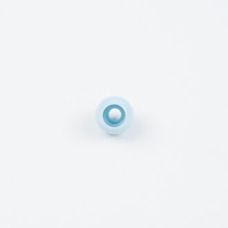 3mm Kordelende rund himmelblau
