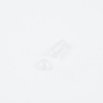 3mm Kordelende Kegel 2-teilig transparent