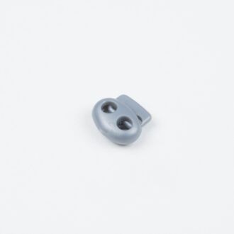 4mm Kordelstopper Duo grau