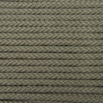 8mm Baumwollkordel staubgrün